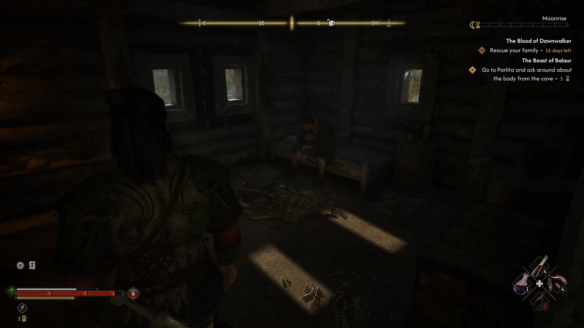 Returning to Ciprian's house in Parlita